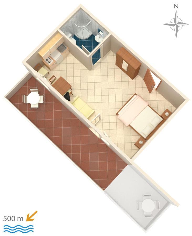 Apartments With A Parking Space Vodice - 6178 Екстериор снимка