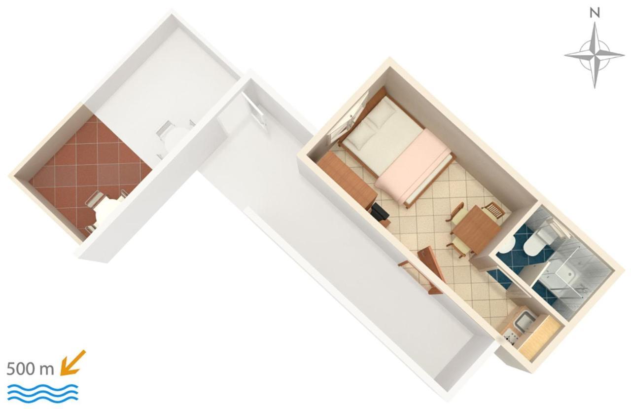 Apartments With A Parking Space Vodice - 6178 Екстериор снимка